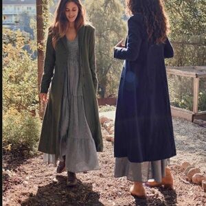 Christy Dawn Vera Coat Midnight Wool sz S